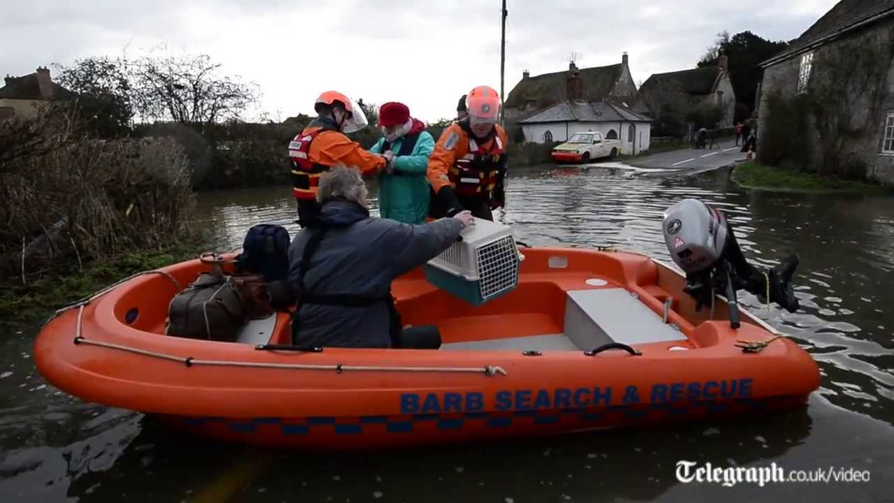 Muchelney, the Somerset village turned island by flooding