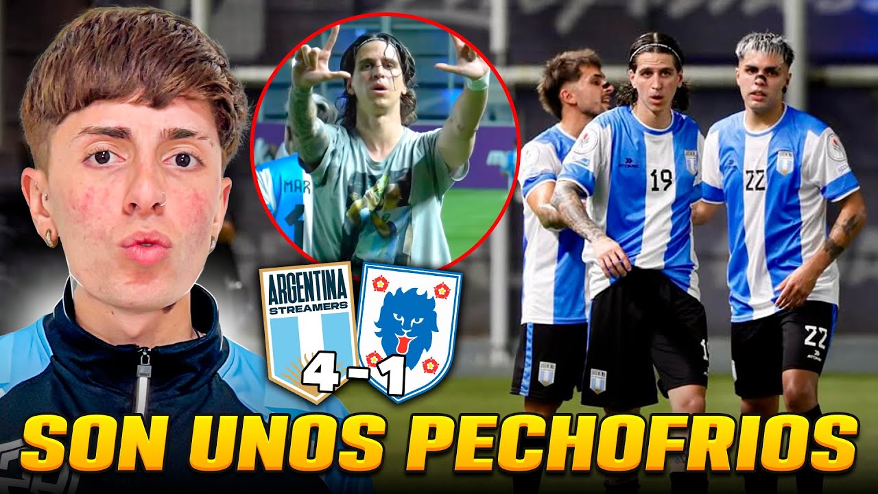 ARGENTINA vs INGLATERRA | MUNDIAL DE STREAMERS