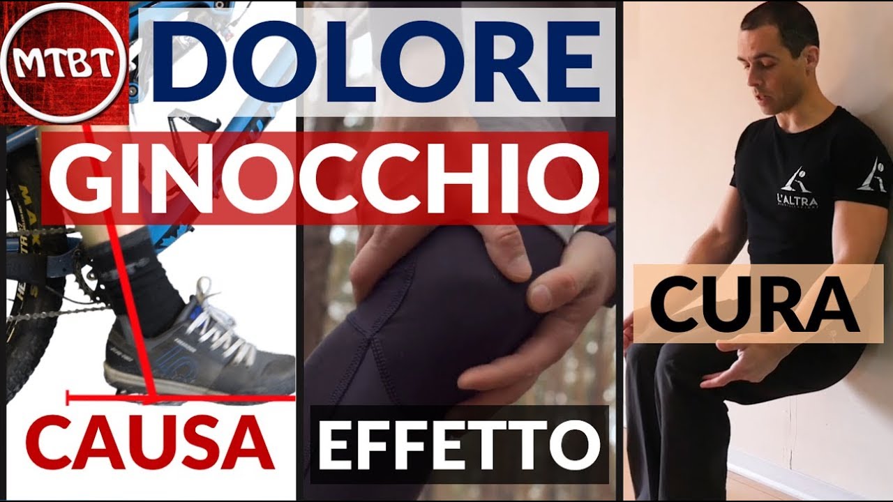 Ciclismo e dolori al ginocchio causa effetto soluzioni cure fisioterapia | MTBT