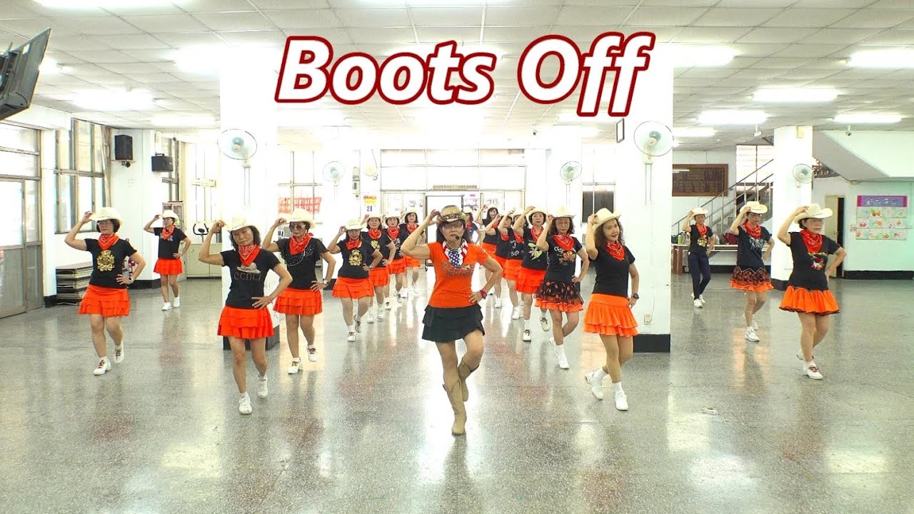 Boots Off│Line Dance by Rachael McEnaney (USA)│Demo & Walk Through║脫下靴子│排舞│含導跳║4K