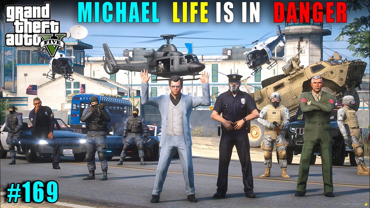 MICHAEL’S LIFE IS IN DANGER | GTA 5 GAMEPLAY #169