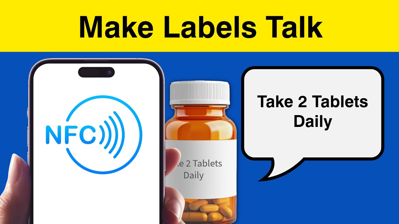 Use NFC Tags to create talking labels using your iPhone