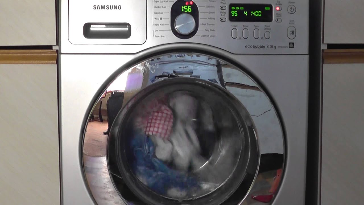 Samsung Ecobubble, Cottons 95 with Prewash 2/9 (requested)