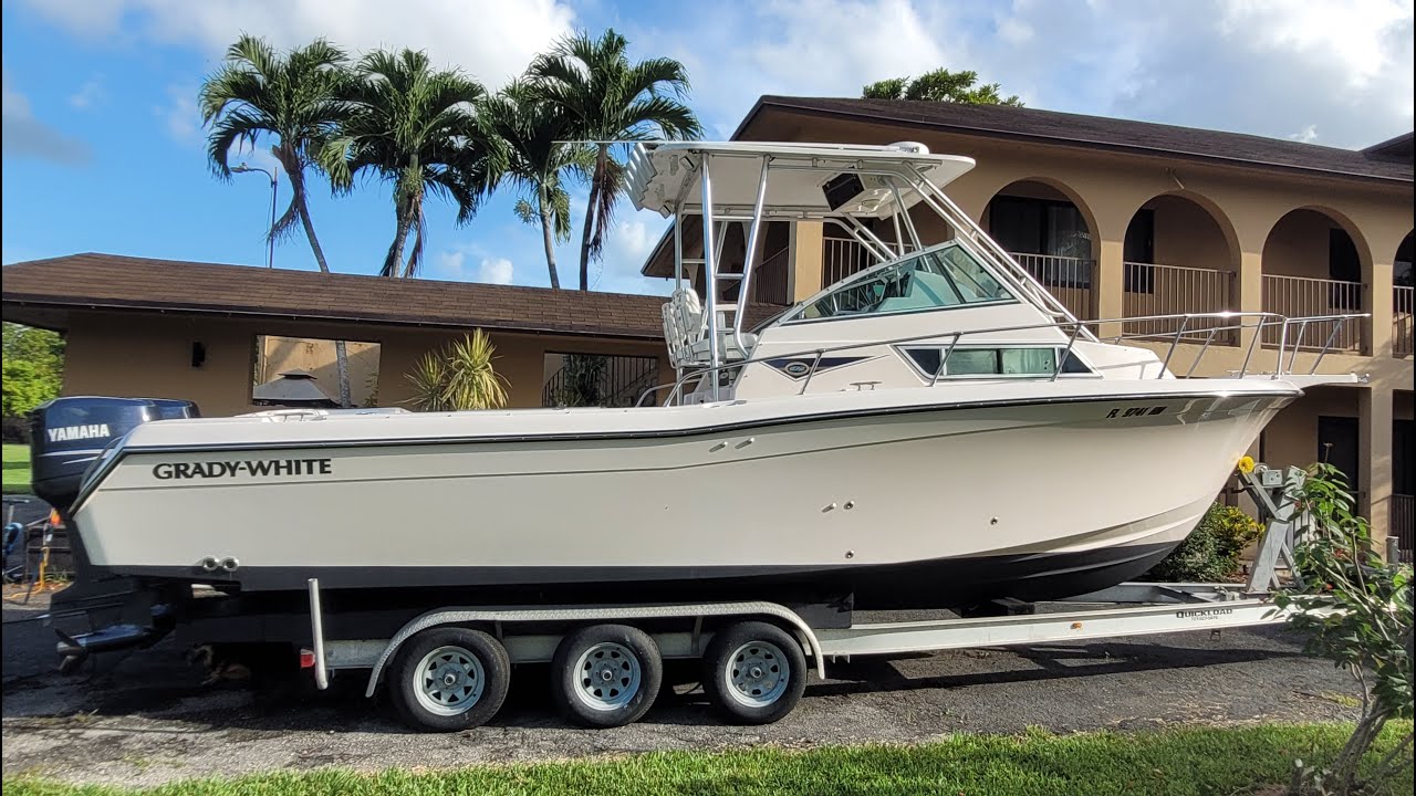 1996 Grady White 272 Sailfish refitted 2025 overview