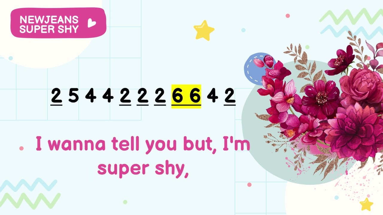 NewJeans - Super Shy Not Angka Piano