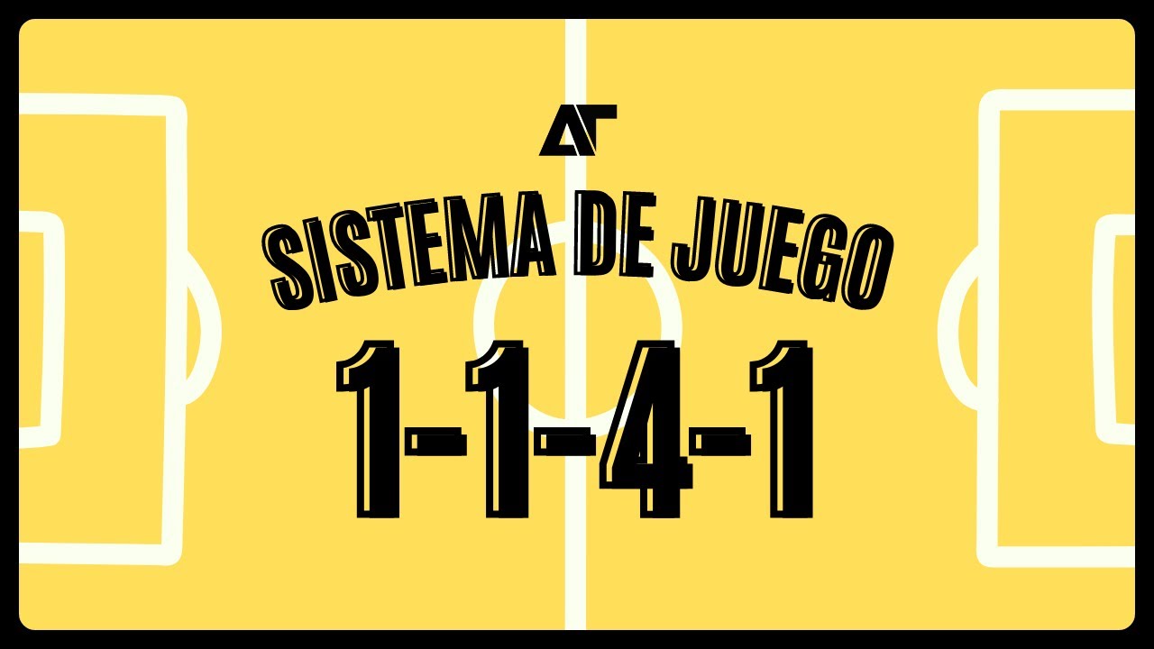 SISTEMA DE JUEGO 1-1-4-1 | FORMACIONES FÚTBOL 7