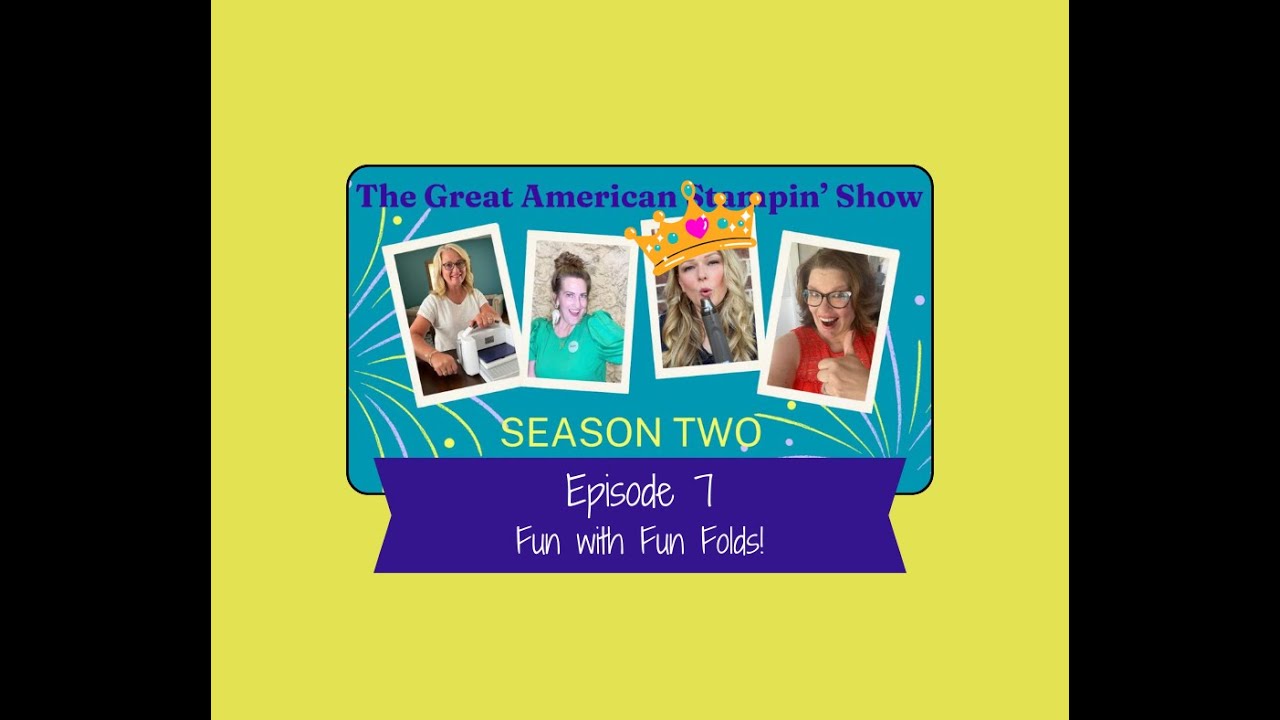 Fun Folds: Accordian Stand Up Card!! The Great American Stampin' Show Season 2 / Episode 7