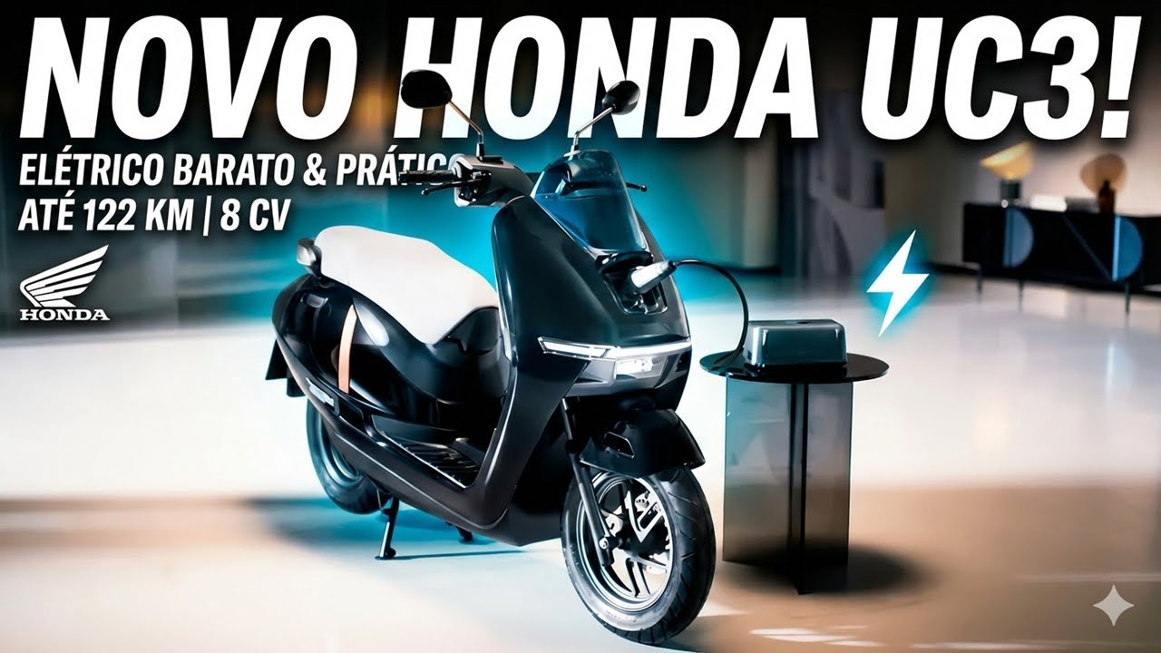 Honda UC3: novo scooter elétrico simples, barato e eficiente