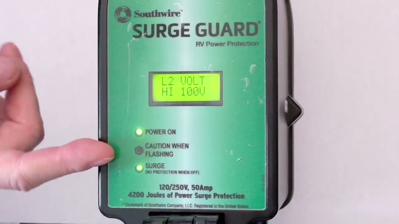 Mike Sokol / RVelectricity - Surge Guard Protector Demonstration