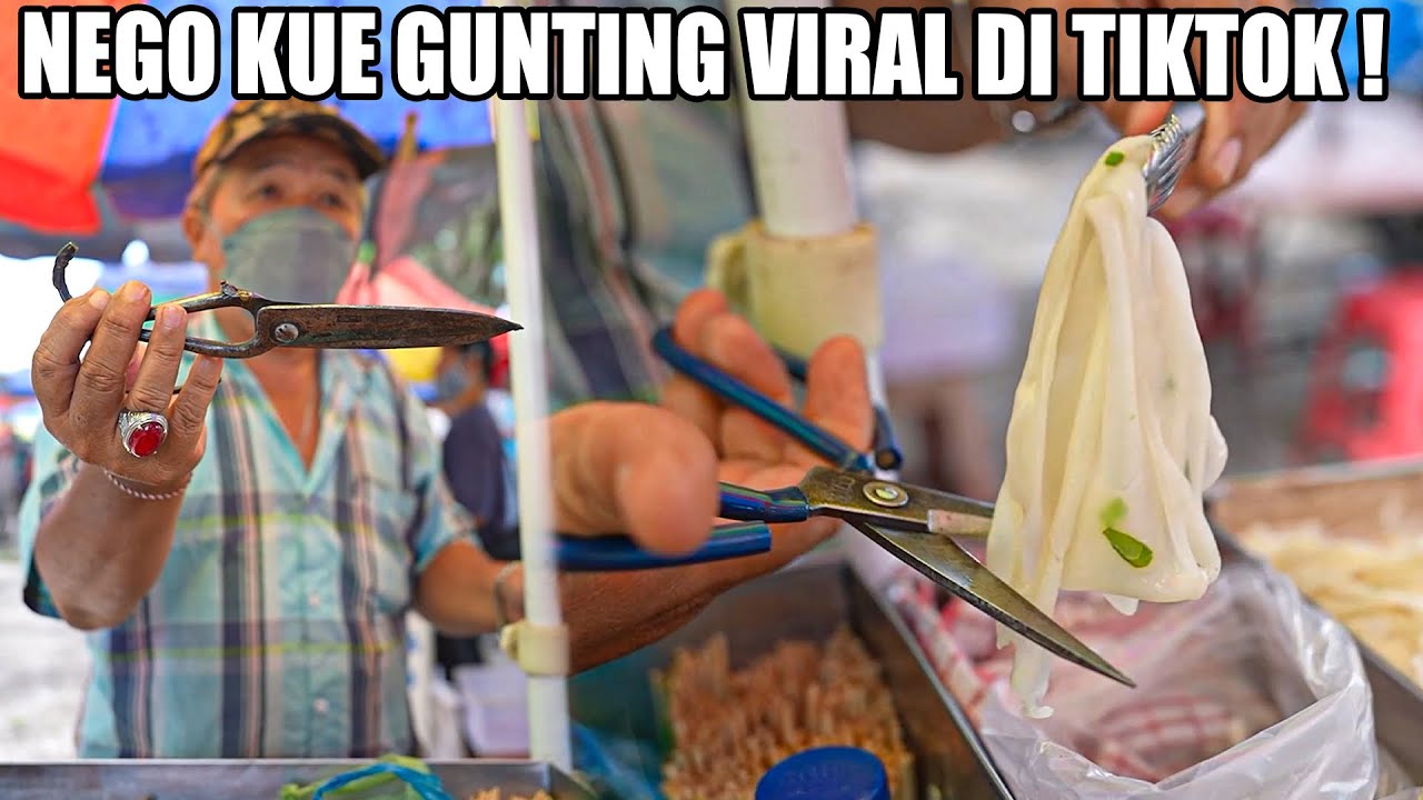 NEGO KUE GUNTING VIRAL DI TIKTOK, TERNYATA LEBIH SETENGAH ABAD GUNTINGNYA !