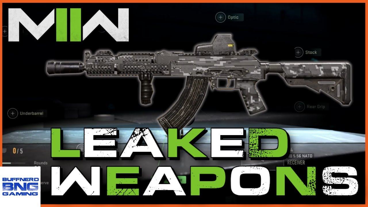 New Leaked Weapons & DMZ Content - Modern Warfare II