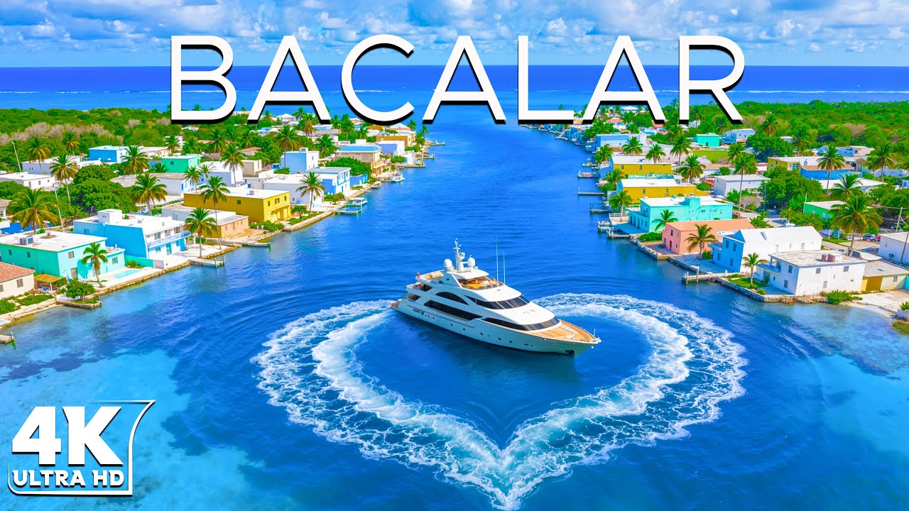 [4K] Bacalar - Warm Shores & Serene Ocean Vibes | Deep House Chill