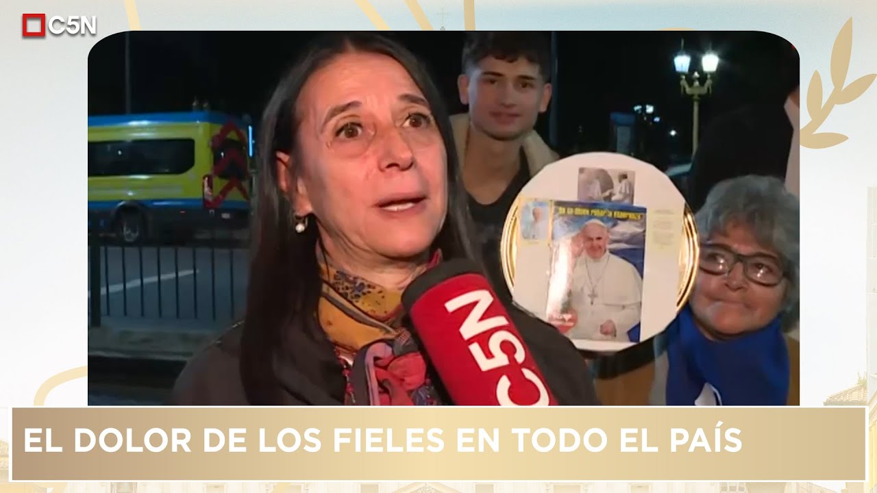 EMOTIVA MISA en FLORES en homenaje al PAPA FRANCISCO