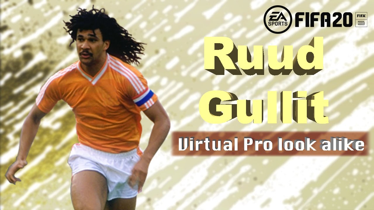 Ruud Gullit - Fifa 20 Pro Clubs look alike