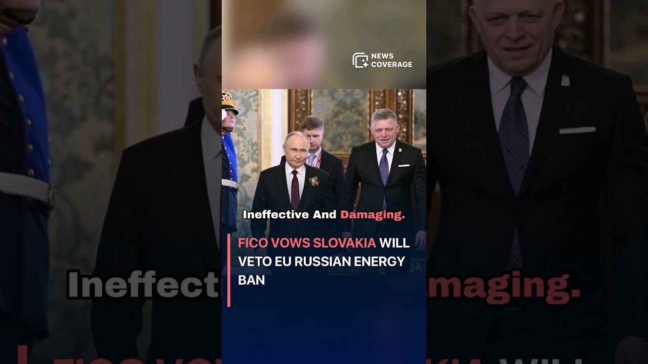 Fico Vows Slovakia Will Veto EU Russian Energy Ban #worldnews #news