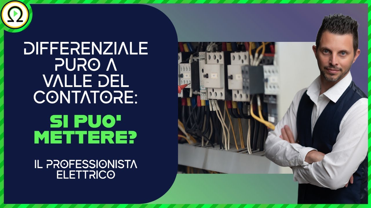 Differenziale puro a valle del contatore: si pu&ograve; mettere ?