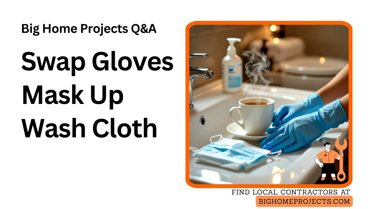 Glove Swap Mask Use Hot Water Cloth Wash