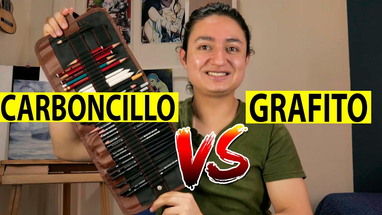👻 ¿Cuál es la diferencia entre lápices de Grafito y Lápices de Carboncillo? ✅ Graphite VS Charcoal
