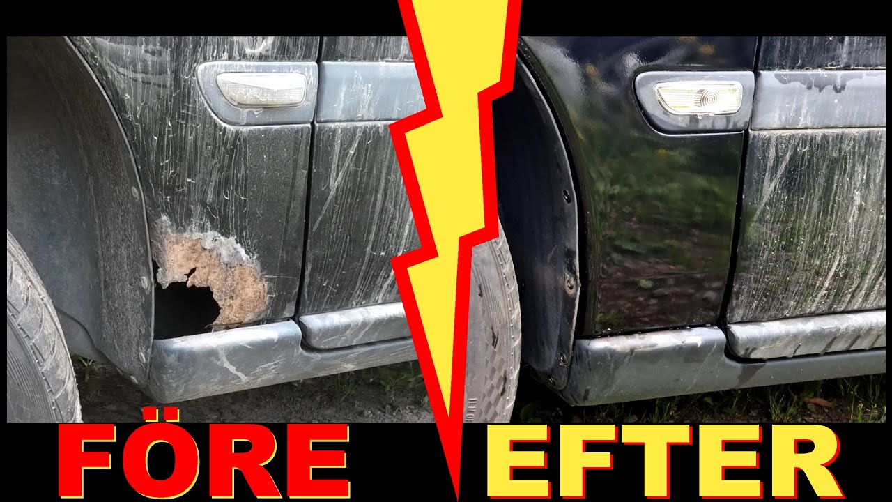 Ingen mer rost! Fixar det sista på min v70 t5