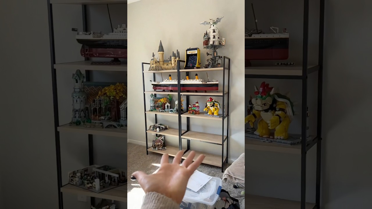 У меня больше места!!! Что мне построить дальше? #lego #harrypotter #pacman #hogwarts #titanic