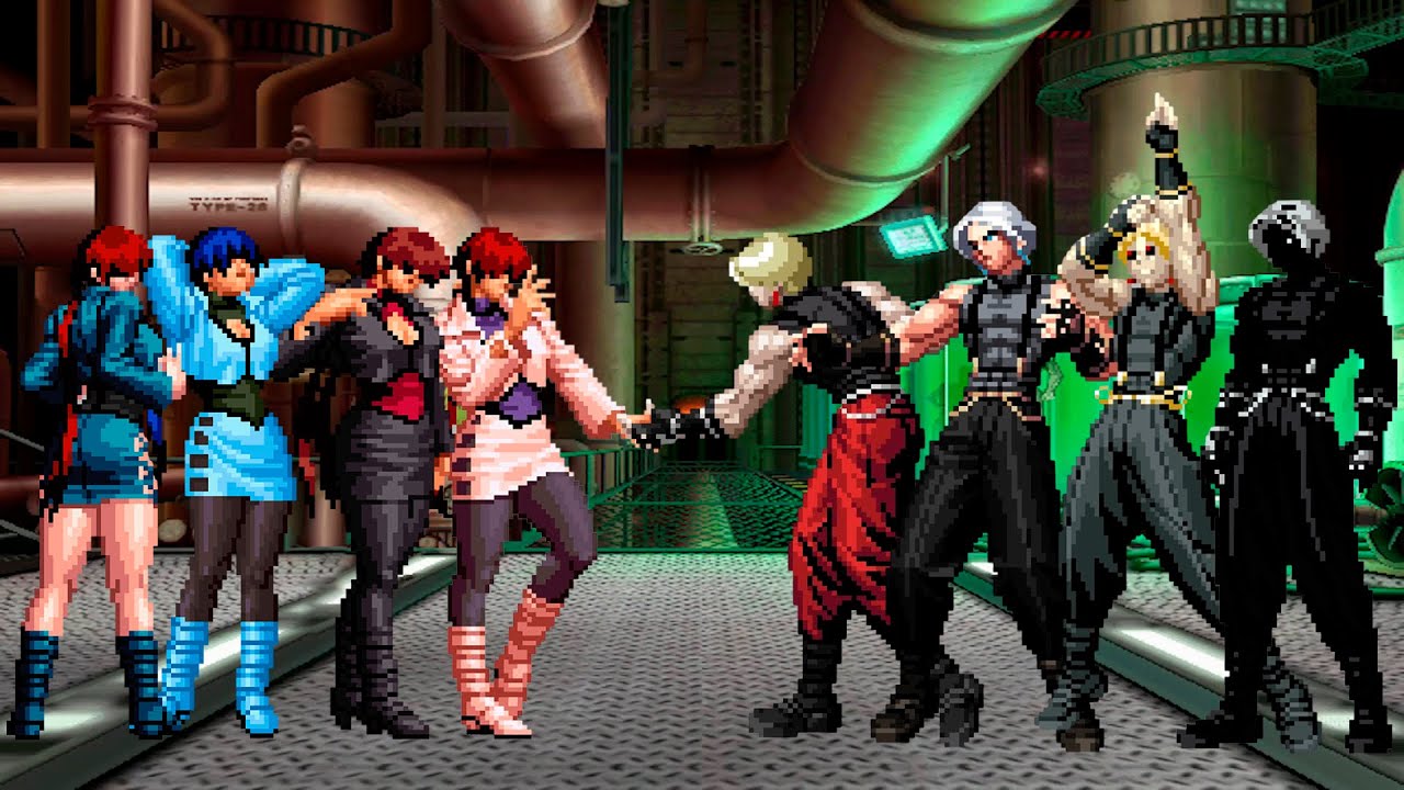 [KOF Mugen] Shermie Team vs Adel Bernstein Team