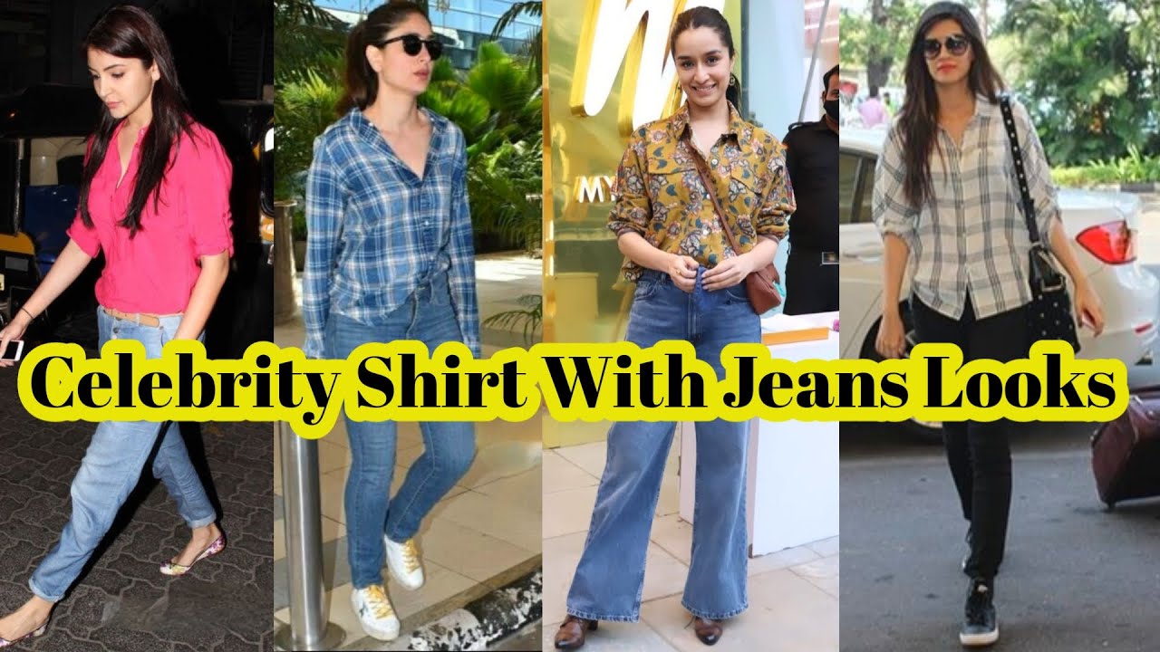 How To Style Shirt Like A Celebrities || Bollywood Celebrities In Shirt || Celebs Fashion Fever