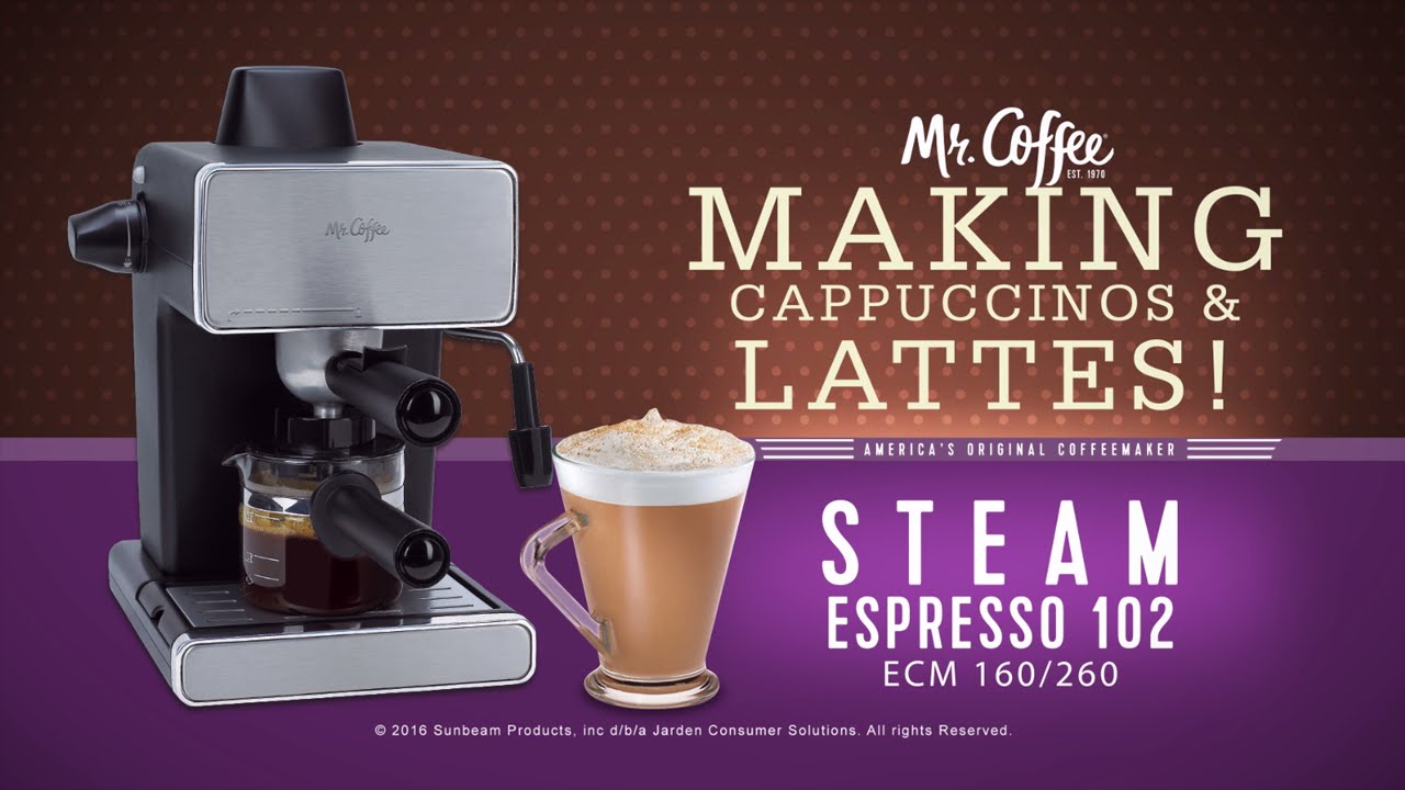 Mr. Coffee&reg; Espresso Maker -  Making Capuccino & Latte