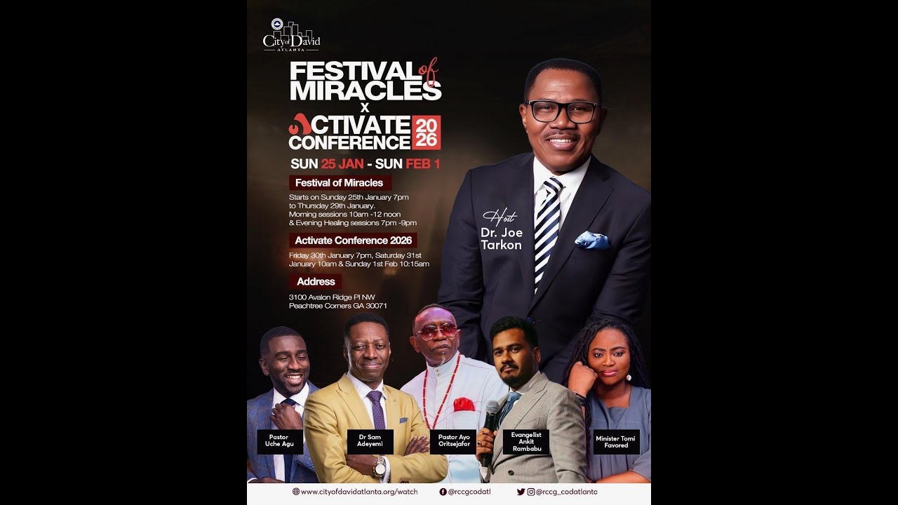 Activate Conference 2026 || Day 2 || Pastor Joe Tarkon || Dr. Sam Adeyemi