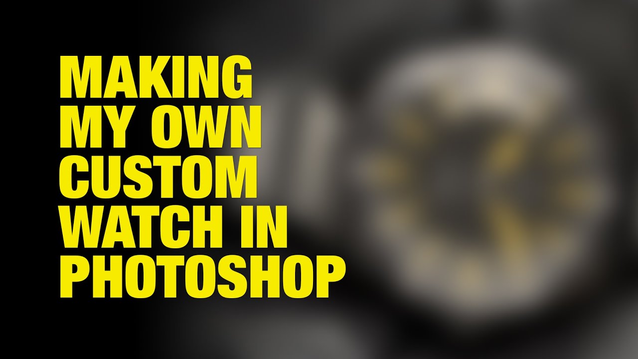 Creating a vintage watch face in Photoshop