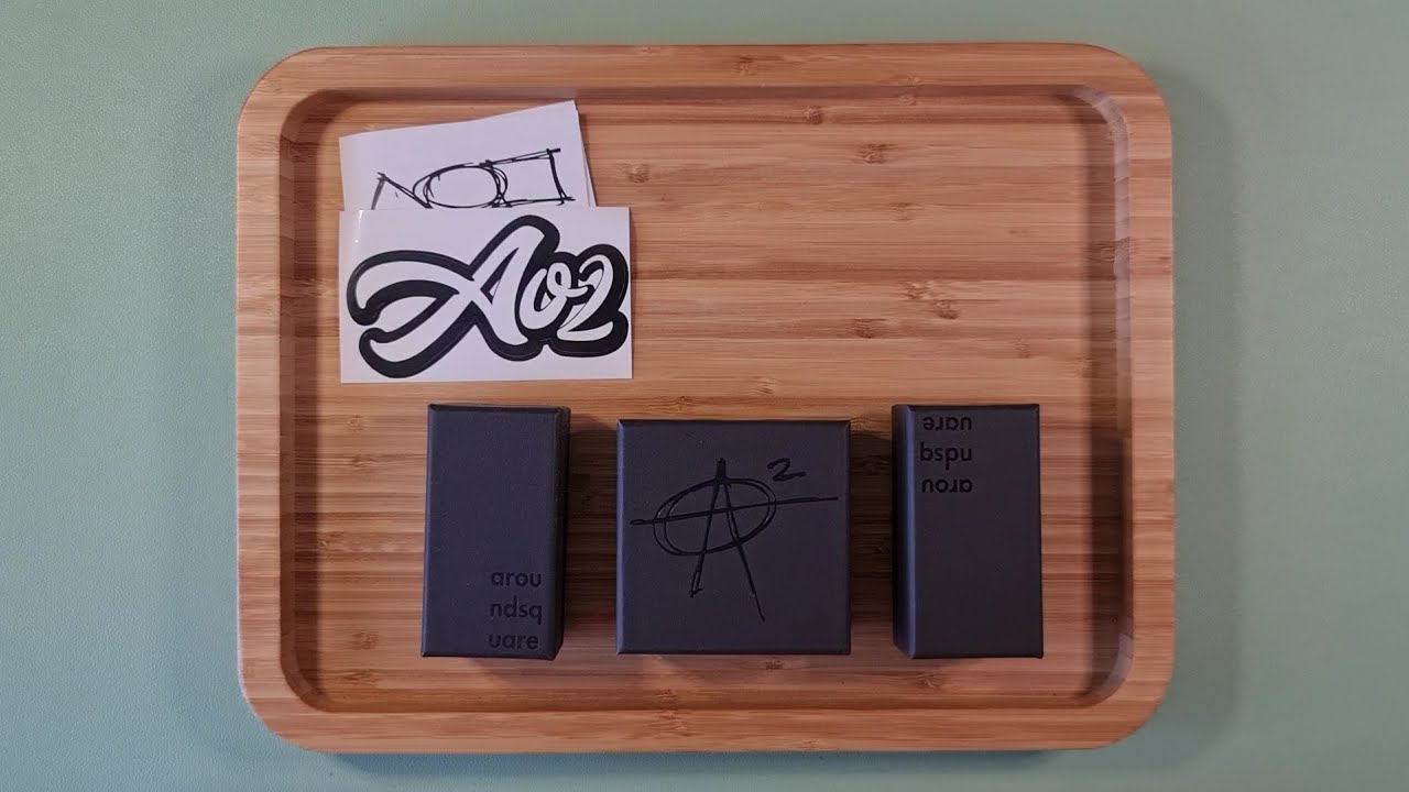 Aroundsquare - August Drop (Mílos Begleri, Ti Slimini, Ti Slim Grip and Ti Barrel Knobs) Unboxing