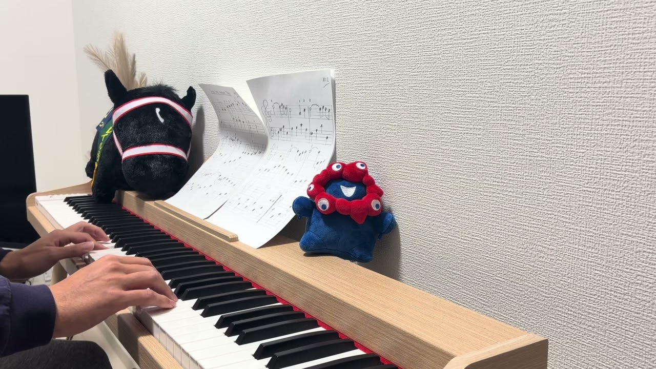 ピアノ初心者🔰　57日目　#ドラゴンクエスト序曲 練習⑧