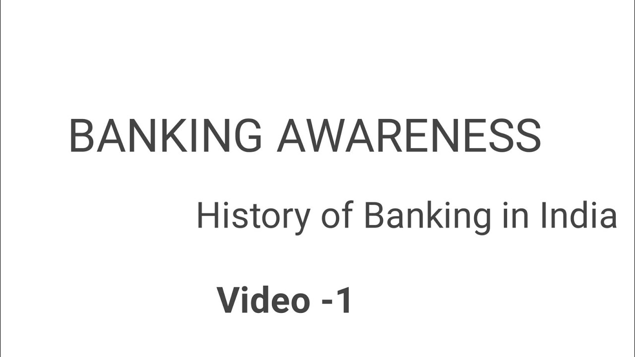 Banking Awareness | PART -1 | History of Banking in India | in Tamil