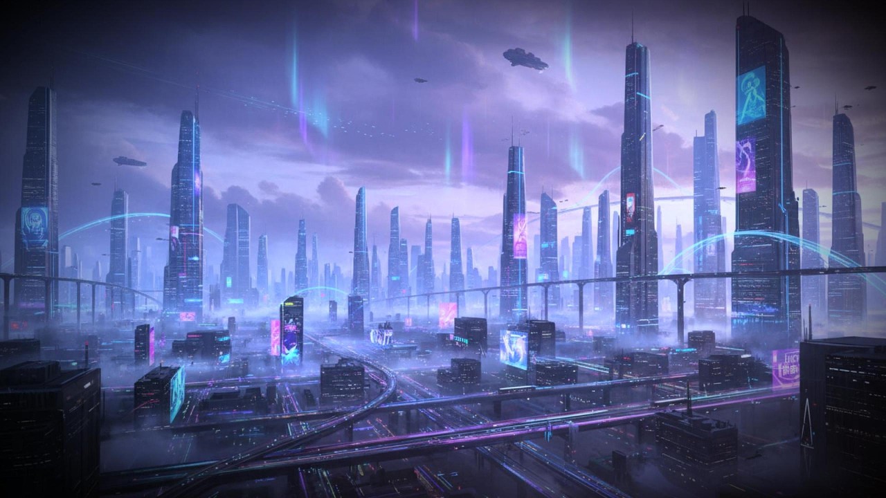 NEON SIGHTS | Sci-Fi Dark Cyberpunk Background Music | Vol.44