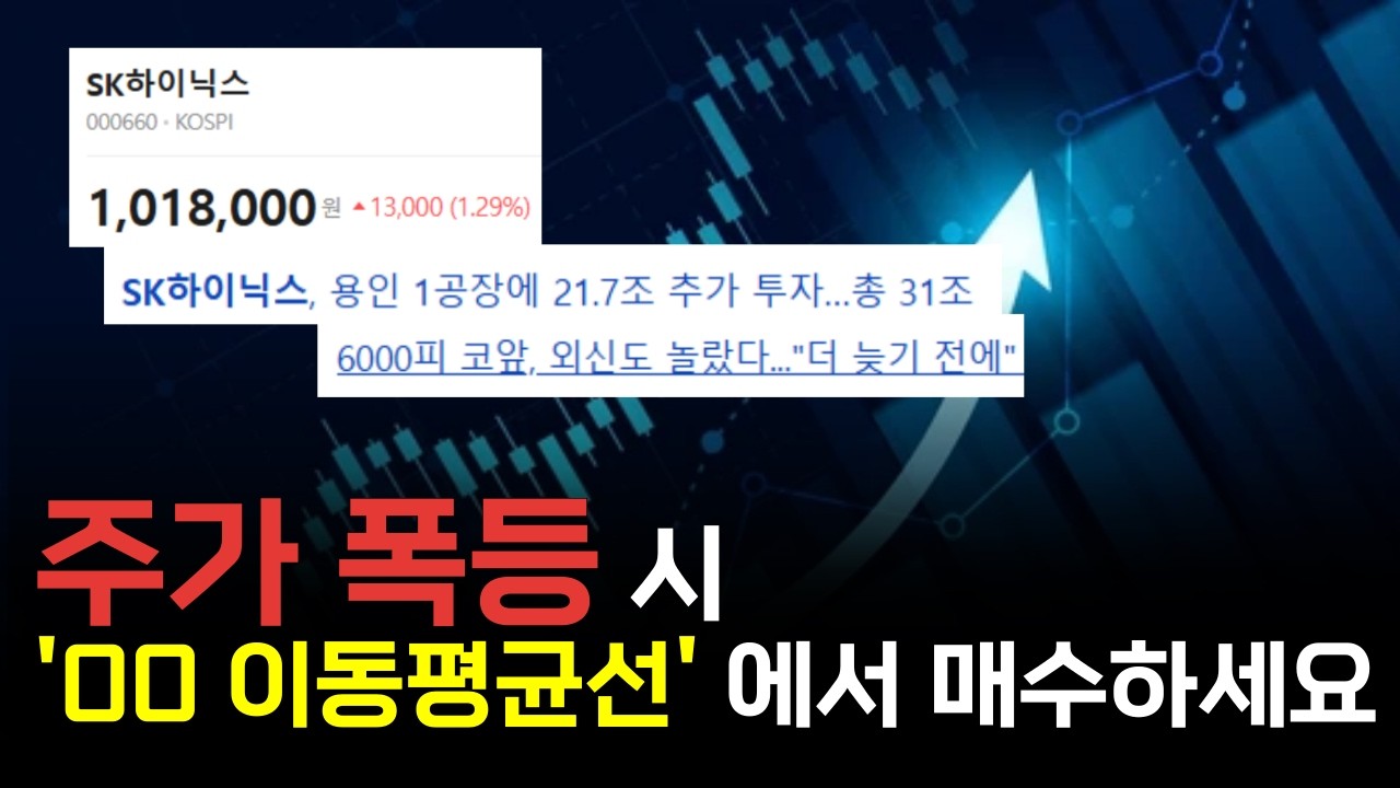 주가 폭등 시 '00 이동평균선'에서 싸게 매수하는 방법  [주식포차 2월 23일]