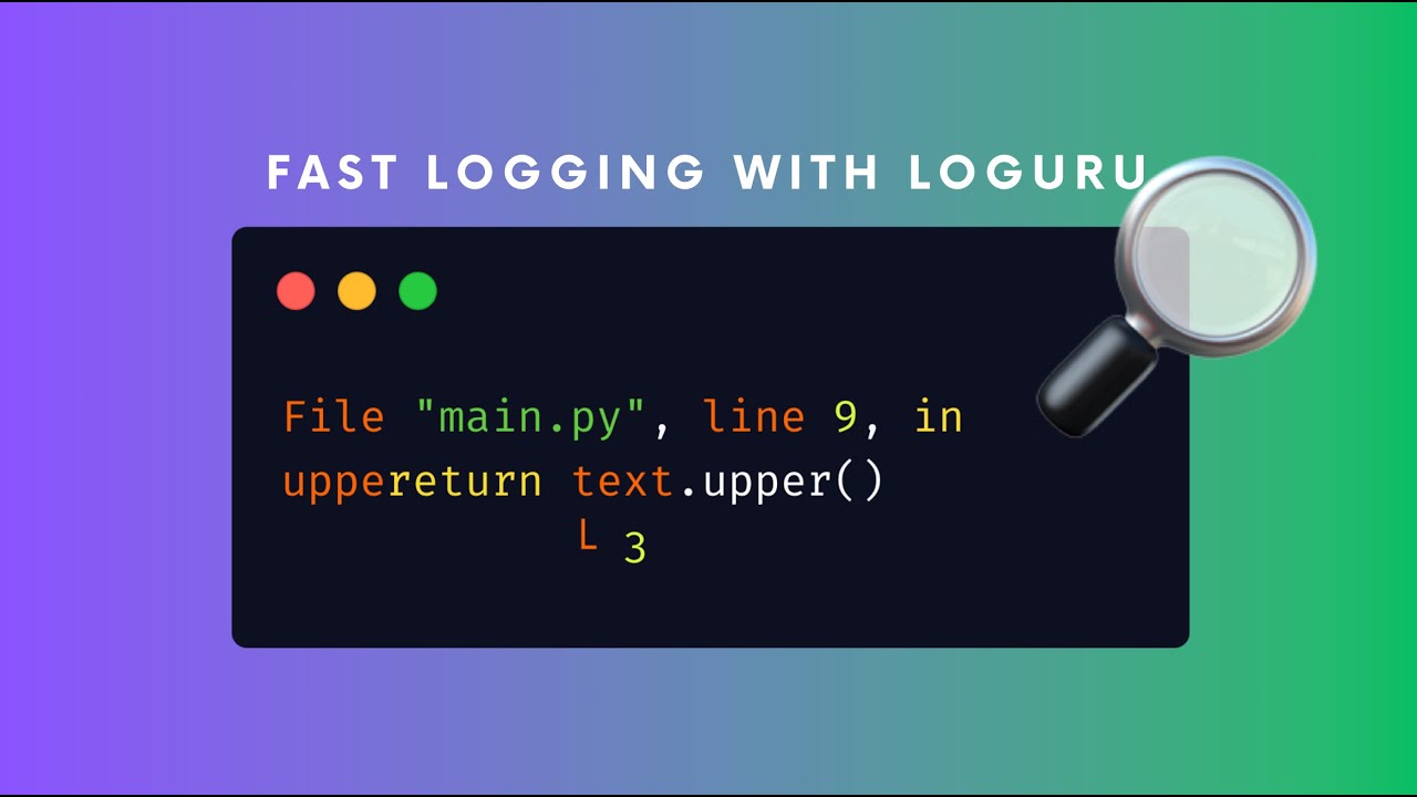 Простой Logging с Loguru