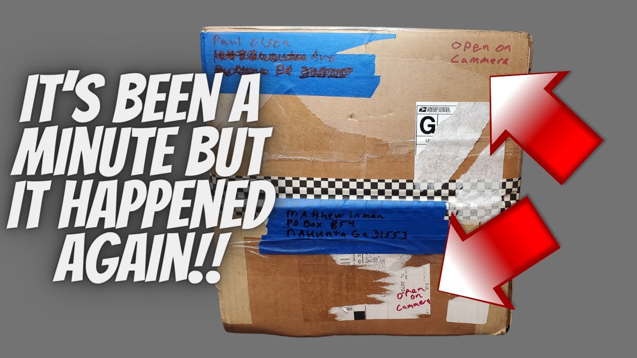 A mystery box arrived and I was blown away at what was in it!!!