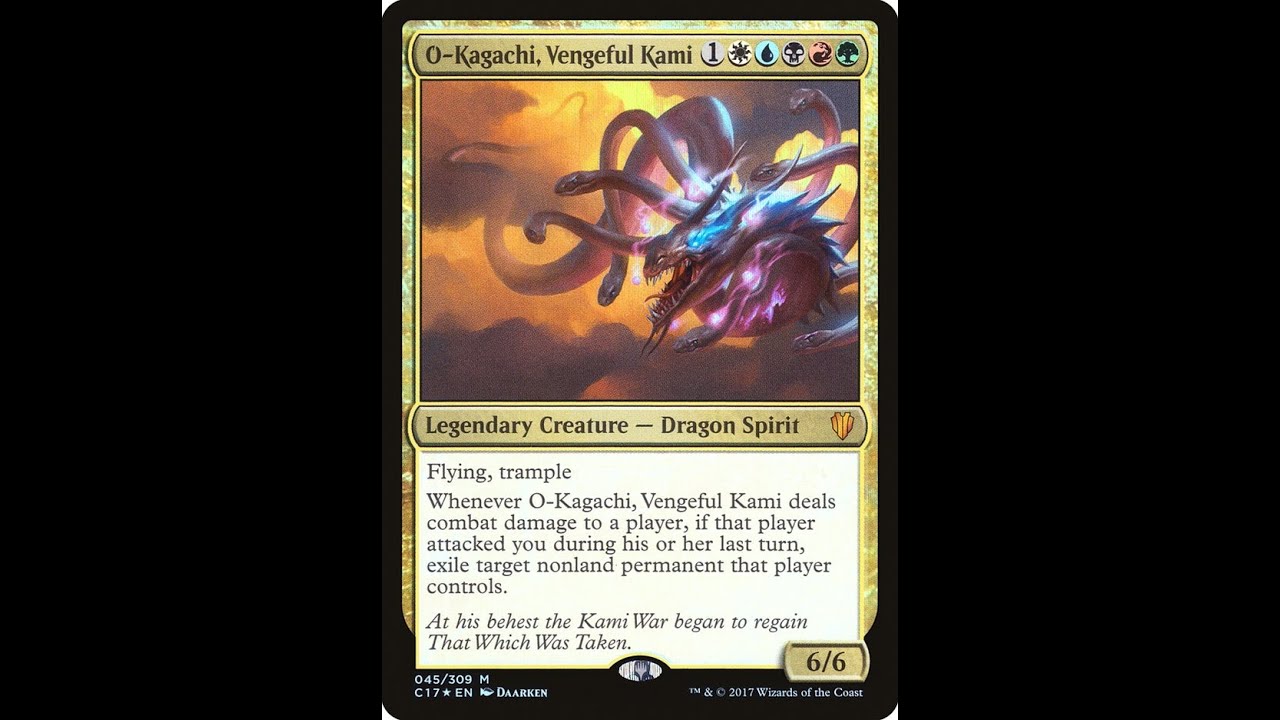 MTG commander of the day, O-Kagachi, Vengeful Kami