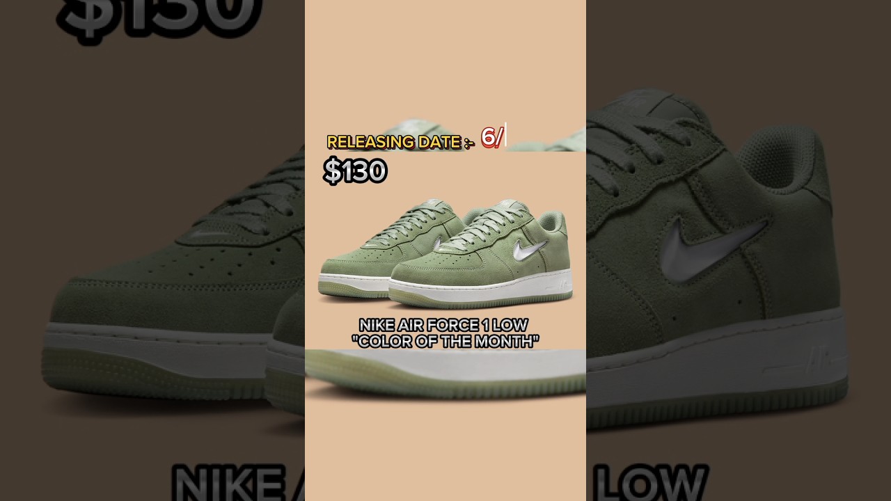 Nike Men's And women's Sneakers Releasing On June 1st Week 