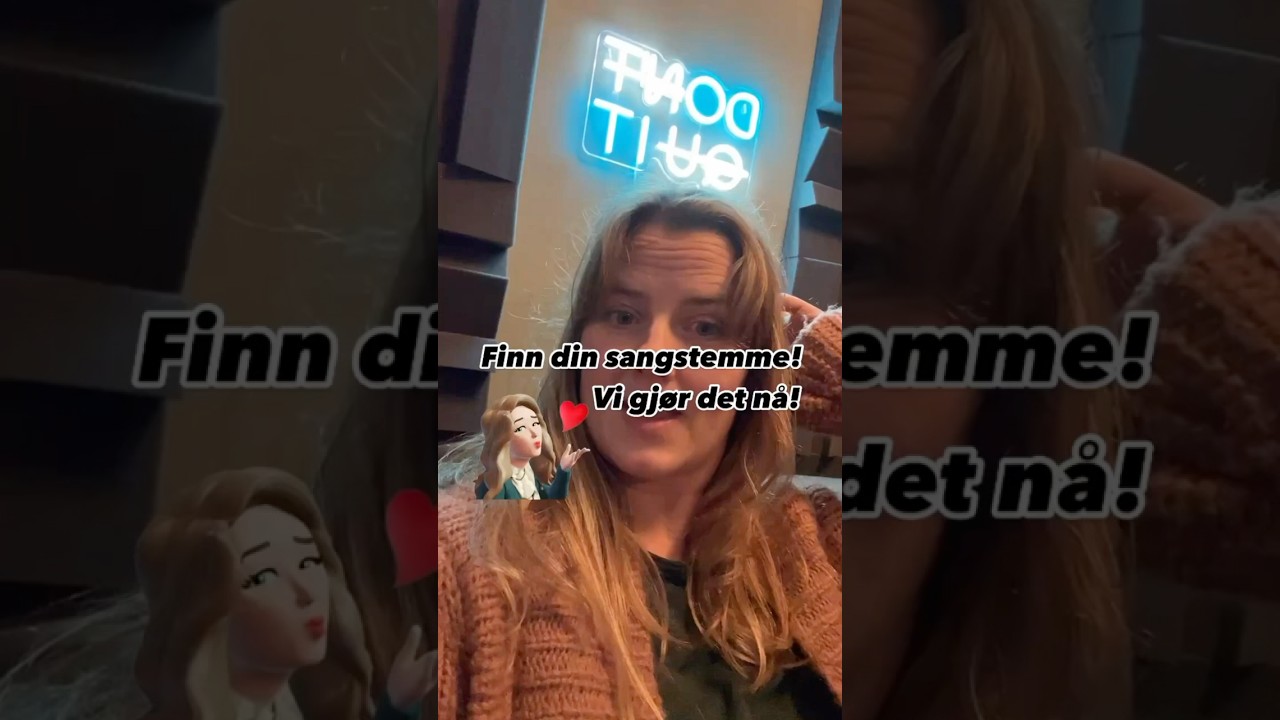 Finn din sangstemme med denne sang&oslash;velsen! #sangteknikk #vocalcoach #vocals