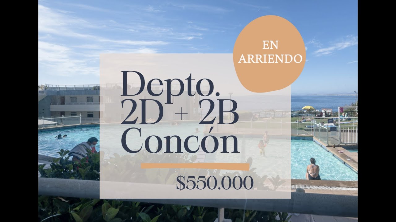 TOUR VIRTUAL: Depto. 2D + 2B Costa Lilenes Conc&oacute;n / En Venta