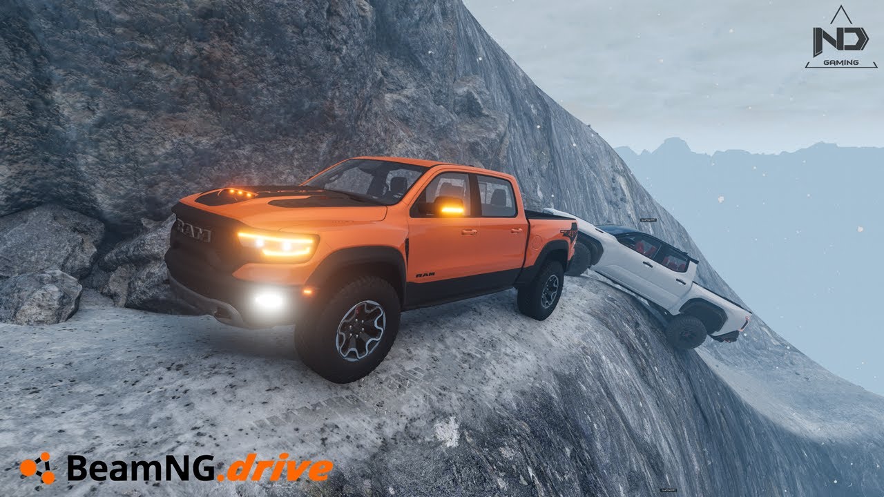 BeamNG Drive #36 - Trượt Núi Tuyết Nhưng Ở Mức Độ 