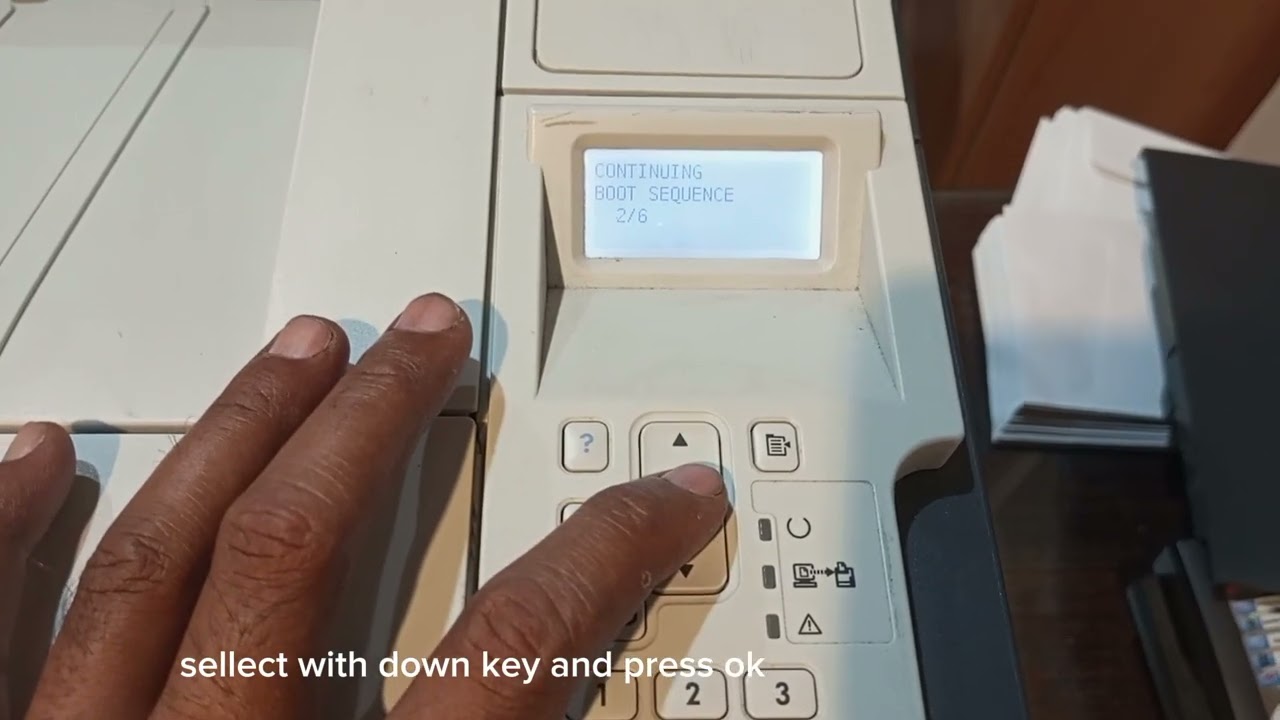HP LaserJet 3015 Printer Cold Reset