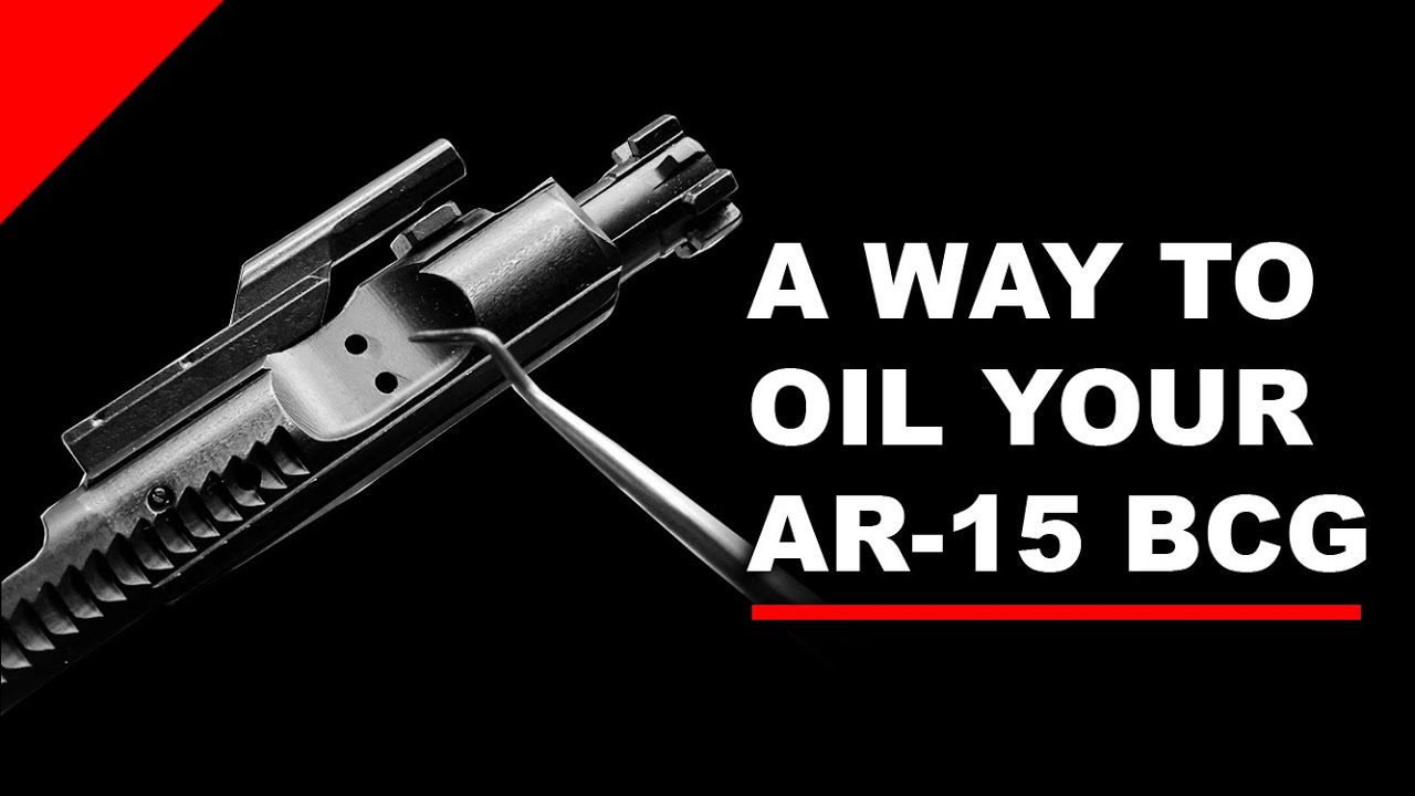 A Way To Oil Your AR-15 BCG