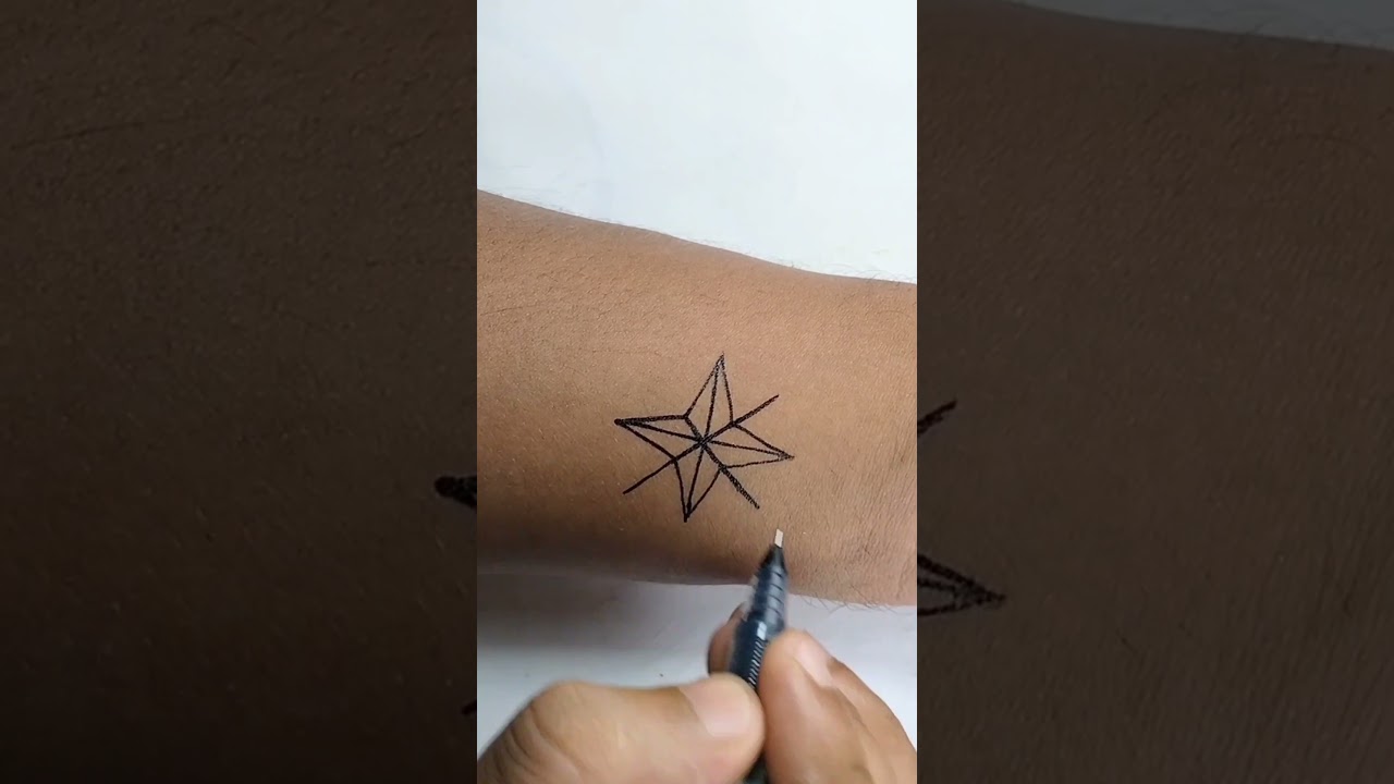 star tattoo #shorts #short #shortsvideo #shortvideo #shortsfeed #trending #viral #video #funny