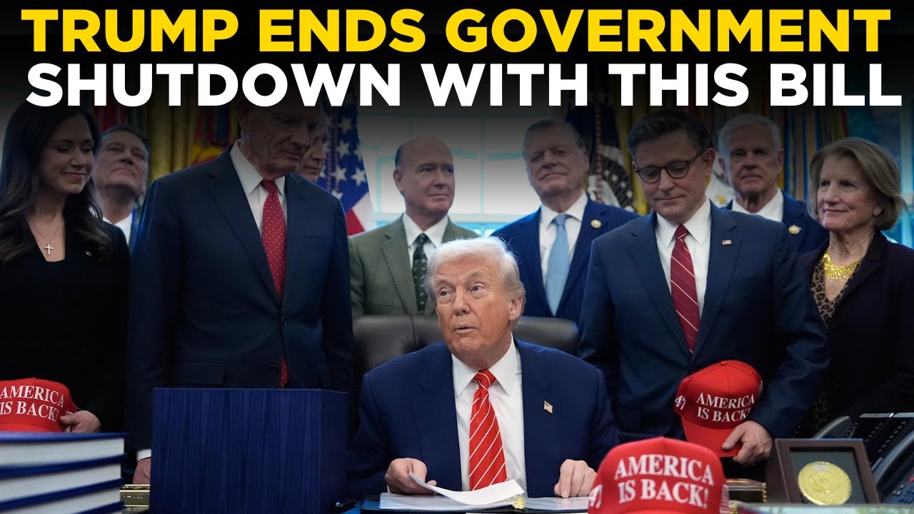 US Government Shutdown 2026 Update LIVE | Partial Government Shutdown Finally Over, Trump Signs