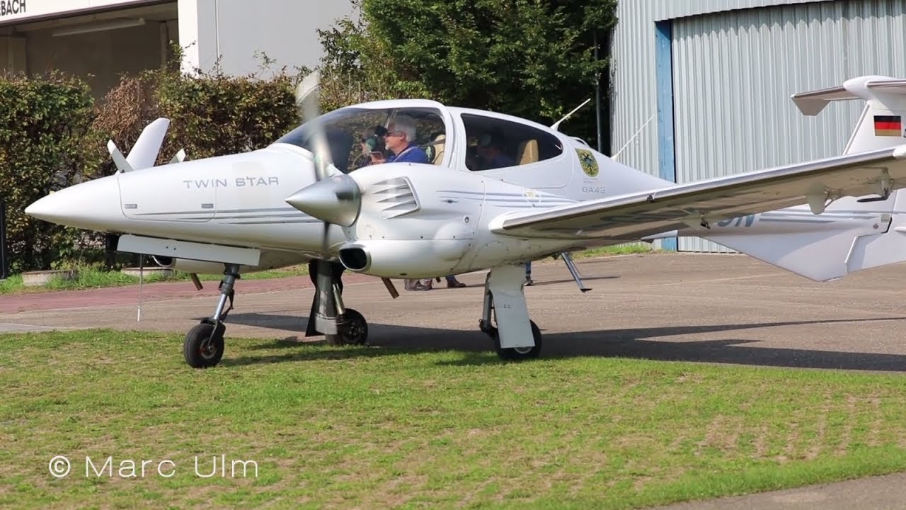 4K Diamond DA42 Twin Star - Start Up, Taxiing, Take Off, Landing, Touch and Go 700m runway