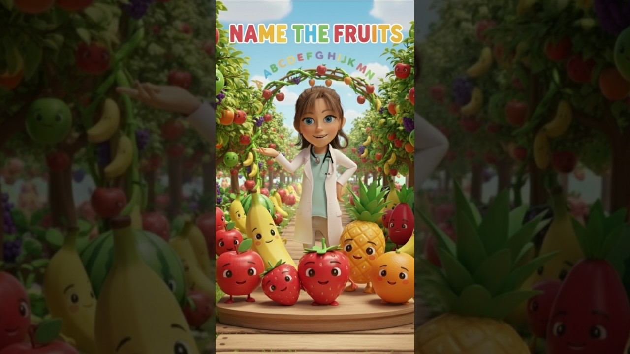 Can Preschoolers Name All These Fruits #FruitsForKids #LearningIsFun
