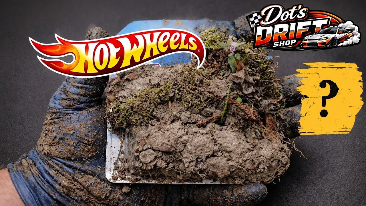 ASMR Restoration: Dirty Hot Wheels Found in Mud 🛠️