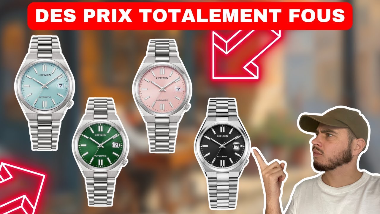 French Days 2025 : Citizen Tsuyosa à prix cassé 💥 (Spécial Amazon)