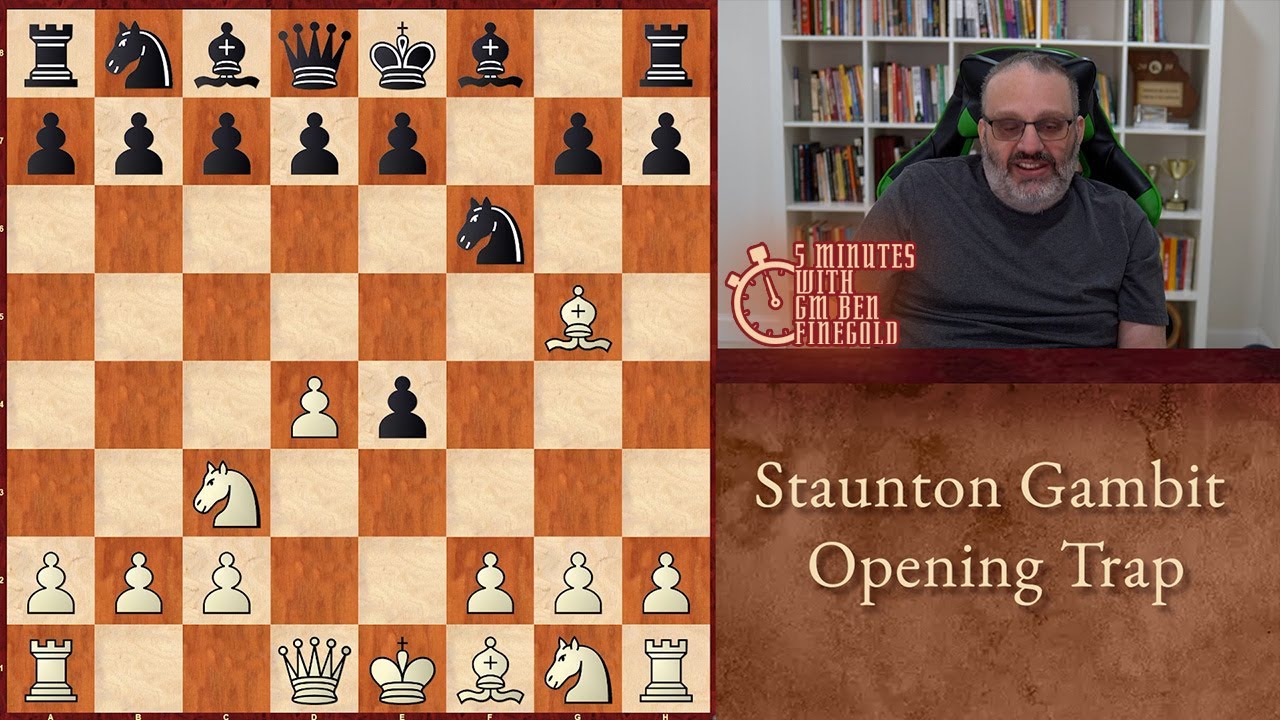 Five Minutes with Ben: Staunton Gambit Opening Trap
